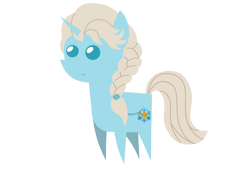 Size: 3024x2268 | Tagged: safe, artist:aborrozakale, pony, unicorn, braid, crossover, elsa, female, frozen (movie), high res, mare, pointy ponies, ponified, simple background, solo, transparent background, vector