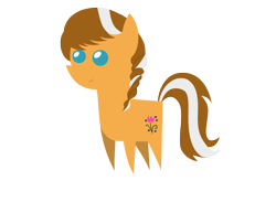 Size: 3182x2327 | Tagged: safe, artist:aborrozakale, earth pony, pony, anna, braid, crossover, female, frozen (movie), high res, mare, pointy ponies, ponified, simple background, solo, transparent background, vector