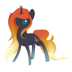 Size: 800x800 | Tagged: safe, artist:hirundoarvensis, oc, oc only, oc:gravity, pony, unicorn, female, mare, simple background, solo, transparent background