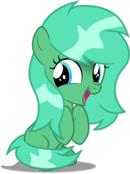 Size: 1280x1713 | Tagged: safe, artist:fletcherthehuntress, oc, oc only, oc:emerald evergreen, earth pony, pony, female, filly, simple background, solo, transparent background, vector