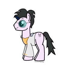 Size: 612x792 | Tagged: safe, artist:annie harley, artist:poundcakemlp2000, oc, oc only, oc:thomasseidler, oc:thomastheautisticunicorn, pony, unicorn, elvis presley, glasses, simple background, solo, watermark, white background