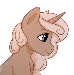 Size: 1024x1042 | Tagged: safe, artist:zenikinder, oc, oc only, pony, unicorn, bust, female, mare, portrait, simple background, solo, transparent background