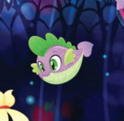 Size: 258x253 | Tagged: safe, screencap, spike, my little pony: the movie, cropped, puffer fish, solo, species swap, spike the pufferfish