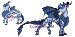 Size: 1280x640 | Tagged: safe, artist:eyesorefortheblind, oc, oc only, oc:blizzard vale, draconequus, draconequus oc, solo