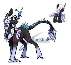 Size: 6000x5500 | Tagged: safe, artist:eyesorefortheblind, oc, oc only, oc:topaz myth, crystal pony, pony, unicorn, absurd resolution, crystal, crystal horn, solo, watermark