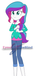 Size: 1280x2637 | Tagged: safe, artist:eyesorefortheblind, oc, oc only, oc:clarissa clairty, equestria girls, equestria girls-ified, solo, watermark