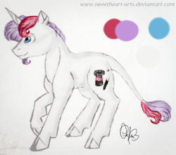 Size: 1280x1129 | Tagged: safe, artist:sweetheart-arts, oc, oc only, oc:magic hat, classical unicorn, cloven hooves, leonine tail, solo, traditional art, unshorn fetlocks