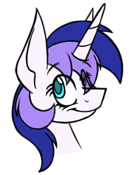 Size: 323x438 | Tagged: safe, artist:raeligath, oc, oc only, oc:rune shine, pony, unicorn, female, mare, simple background, smiling, solo, white background