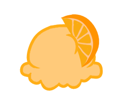 Size: 284x236 | Tagged: safe, artist:prettycritter16, orange sherbette, equestria girls, friendship games, background human, cutie mark, cutie mark only, food, orange, orange ice cream