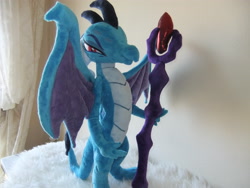 Size: 4000x3000 | Tagged: safe, artist:masha05, princess ember, dragon, claws, dragon wings, dragoness, female, horns, irl, photo, plushie, solo, spread wings, wings