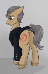 Size: 1050x1600 | Tagged: safe, artist:hippykat13, oc, oc only, earth pony, pony, butler, clothes, commission, solo, suit, unshorn fetlocks