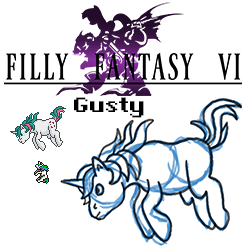 Size: 244x246 | Tagged: safe, artist:rydelfox, gusty, g1, filly fantasy vi, sprite