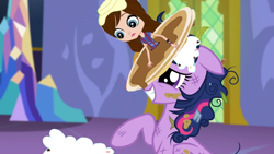 Size: 1920x1080 | Tagged: safe, edit, edited screencap, screencap, twilight sparkle, twilight sparkle (alicorn), alicorn, pony, castle sweet castle, blythe baxter, food, littlest pet shop, pancakes, twilight's castle