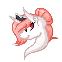 Size: 1832x1820 | Tagged: safe, artist:amazing-artsong, oc, oc only, oc:peachy clean, pony, unicorn, bust, colored pupils, female, mare, portrait, simple background, solo, transparent background