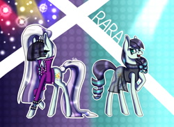 Size: 1100x800 | Tagged: safe, artist:inspiredpixels, coloratura, clothes, countess coloratura, duality, female, rara