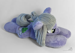 Size: 1024x723 | Tagged: safe, artist:hollyivydesigns, limestone pie, earth pony, pony, angry, beanie (plushie), female, irl, mare, photo, plushie, solo