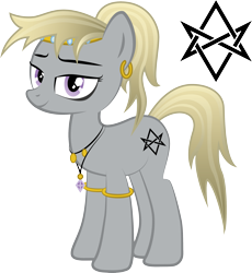 Size: 2223x2416 | Tagged: safe, artist:saillard, oc, oc only, oc:castle lady, jewelry, necklace, simple background, smiling, solo, transparent background, unicursal hexagram