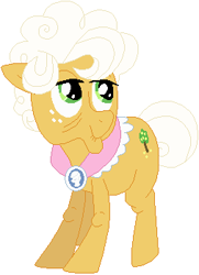Size: 253x349 | Tagged: safe, artist:ra1nb0wk1tty, goldie delicious, pony, simple background, solo, white background