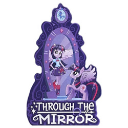 Size: 270x270 | Tagged: safe, twilight sparkle, twilight sparkle (alicorn), alicorn, equestria girls, equestria girls (movie), book, human ponidox, magic mirror, self ponidox, through the mirror