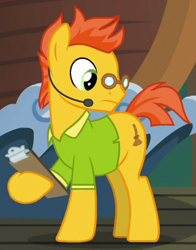 Size: 320x408 | Tagged: safe, screencap, pony, viva las pegasus, back stage, scooter, solo, the muppets