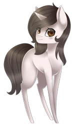 Size: 1104x1810 | Tagged: safe, artist:bonniebatman, oc, oc only, pony, unicorn, female, mare, simple background, solo, transparent background