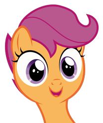 Size: 3000x3600 | Tagged: safe, artist:sollace, scootaloo, pony, on your marks, .svg available, looking at you, open mouth, simple background, solo, transparent background, vector