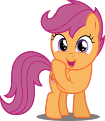 Size: 4320x5000 | Tagged: safe, artist:dashiesparkle, scootaloo, absurd resolution, cute, cutealoo, looking at you, simple background, solo, transparent background, vector