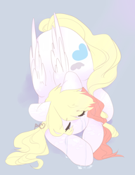 Size: 1024x1332 | Tagged: safe, artist:princesstiramichyuu, oc, oc only, oc:angel heart, pegasus, pony, female, mare, sleeping, solo