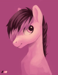 Size: 1280x1645 | Tagged: safe, artist:aphphphphp, oc, oc only, earth pony, pony, bust, limited palette, male, solo, stallion