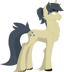 Size: 1406x1588 | Tagged: safe, artist:longct18, oc, oc only, earth pony, pony, chest fluff, simple background, solo, transparent background