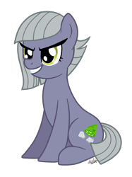 Size: 2631x3511 | Tagged: safe, artist:tersisa, limestone pie, earth pony, pony, female, grin, mare, simple background, sitting, smiling, solo, transparent background