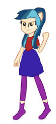 Size: 575x1259 | Tagged: safe, artist:diana173076, indigo zap, equestria girls, legend of everfree, alternate hairstyle, solo