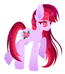 Size: 1024x1153 | Tagged: safe, artist:halcyondrop, oc, oc only, oc:cataclysm rose, simple background, solo, transparent background