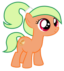 Size: 970x1080 | Tagged: safe, artist:destruct1veg33k, oc, oc only, oc:melon flesh, cutie mark, simple background, solo, transparent background, vector