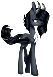 Size: 587x851 | Tagged: safe, artist:xxmissteaxx, oc, oc only, oc:nightfang, pegasus, pony, solo