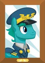 Size: 244x338 | Tagged: safe, derpibooru import, ancient wonderbolts uniform, general flash, solo, the wonderbolts academy handbook