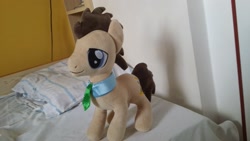 Size: 3264x1836 | Tagged: safe, artist:onlyfactory, doctor whooves, pony, bootleg, irl, male, photo, plushie, solo, stallion