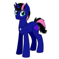 Size: 5184x5184 | Tagged: safe, artist:glacierfrostclaw, oc, oc only, oc:prince lionheart, pony, unicorn, absurd resolution, jewelry, male, pendant, simple background, solo, stallion, transparent background