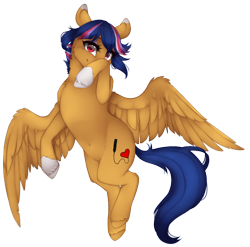Size: 900x889 | Tagged: safe, artist:silentwulv, oc, oc only, oc:diddy-do, pegasus, pony, female, flying, looking at you, mare, smiling, solo, spread wings