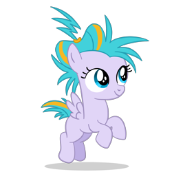 Size: 2000x2000 | Tagged: safe, artist:saveraedae, windy streak, top bolt, cute, flying, shadow, show accurate, simple background, solo, transparent background, vector