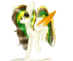 Size: 3000x2520 | Tagged: safe, artist:little-sketches, oc, oc only, oc:toxic paw, pegasus, pony, eye clipping through hair, female, high res, mare, simple background, solo, transparent background