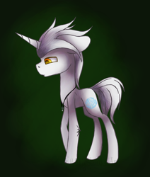 Size: 1360x1603 | Tagged: safe, artist:melodysweetheart, pony, medibang paint, ponified, silver the hedgehog, solo, sonic the hedgehog (series)