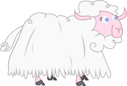 Size: 376x255 | Tagged: safe, artist:xenoneal, sheep, sisterhooves social, .svg available, animal, simple background, solo, svg, transparent background, vector