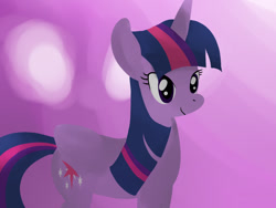 Size: 800x600 | Tagged: safe, artist:one$hot, twilight sparkle, twilight sparkle (alicorn), alicorn, pony, female, horn, lineless, mare, smiling, solo, wings