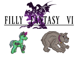 Size: 260x190 | Tagged: safe, artist:rydelfox, crunch (character), cyborg, pony, filly fantasy vi, pixel art, sprite