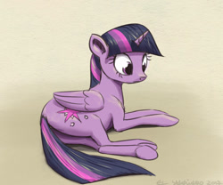 Size: 720x599 | Tagged: safe, artist:el-yeguero, twilight sparkle, twilight sparkle (alicorn), alicorn, pony, female, mare, prone, solo