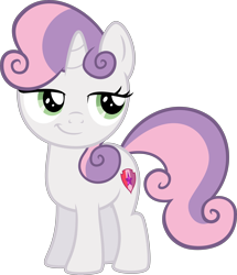 Size: 4419x5129 | Tagged: safe, artist:osipush, sweetie belle, the fault in our cutie marks, .svg available, absurd resolution, cutie mark, simple background, smug, solo, the cmc's cutie marks, transparent background, vector