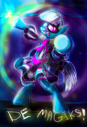 Size: 1024x1489 | Tagged: safe, artist:mad--munchkin, photo finish, pony, bipedal, da magics, magic, solo