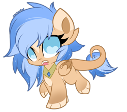 Size: 2000x1757 | Tagged: safe, artist:starlightlore, oc, oc only, original species, sphinx, female, filly, heart eyes, simple background, solo, sphinx oc, transparent background, wingding eyes