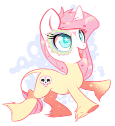 Size: 596x648 | Tagged: safe, artist:sorasku, oc, oc only, oc:sugar skull, pony, unicorn, colored pupils, female, mare, simple background, solo, starry eyes, transparent background, unshorn fetlocks, wingding eyes